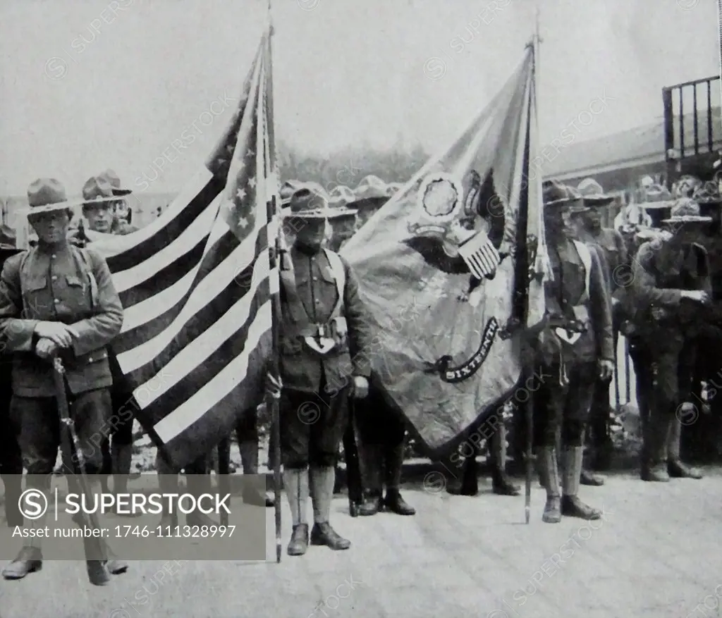 American soldiers in training at a camp in France during world war one 1917