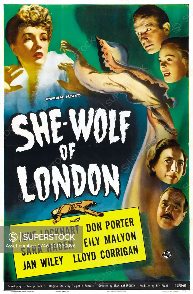 She Wolf in London', 1946 horror film starring June Lockhart.