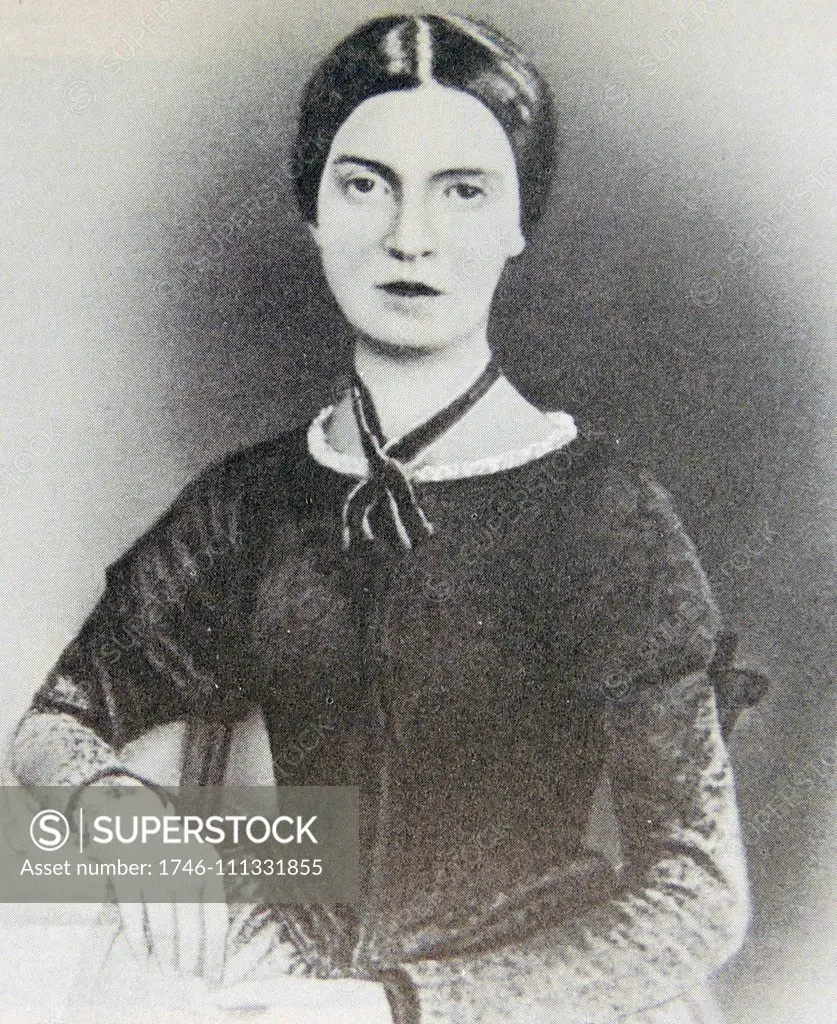 Emily Dickinson (1830-1886) American poet. A mystical recluse, she lived all her life at Amherst, Mass., USA.