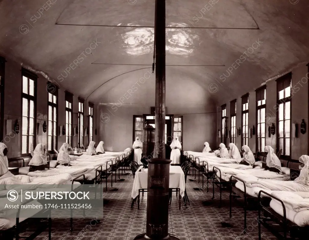 Tuberculosis ward of the Hasköy Hospital for Women; Istanbul; Turkey 1900