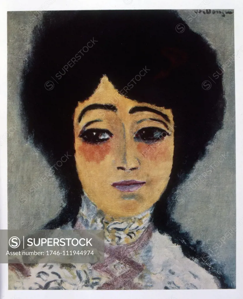 Spanish Woman' 1911; Oil on canvas, by Kees van Dongen (1877 - 1968); Dutch-French painter, who was one of the leading Fauves