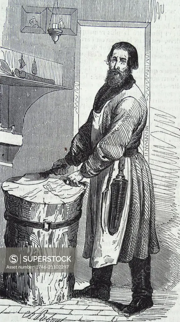 A Russian Butcher in Moscow 1853