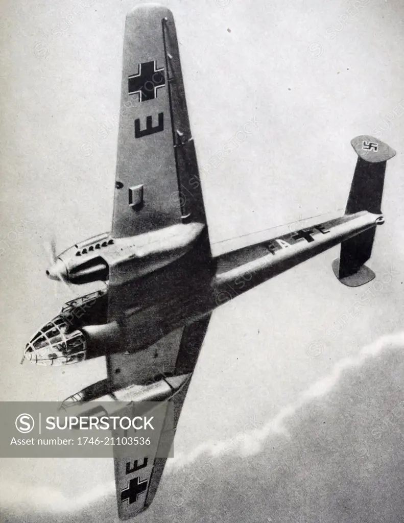 Photograph of a Crack Fighter-Bomber of the Luftwaffe. Dated 1940