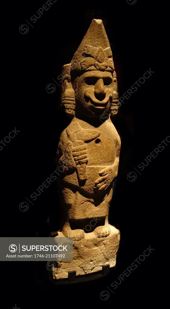 Fermented agave sap figurine of the Aztec God of Pulque, from the Gulf of Mexico. Dated 1500 BC.