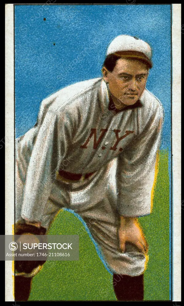 Mike Donlin, New York Giants, Baseball card portrait. Sponsor : American tobacco company.