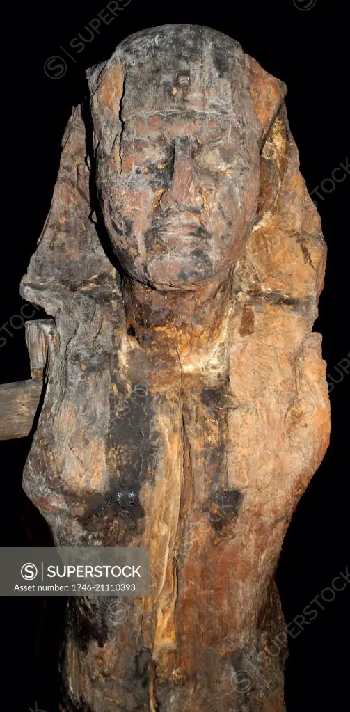 Wooden tomb statue of King Ramesses IX 20th Dynasty, about 1126-1108 BC From tomb 6 in the Valley of the Kings