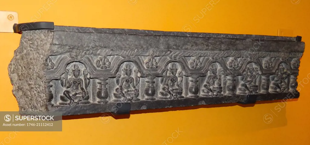 Stone lintel from Eastern India. Dated 11th Century