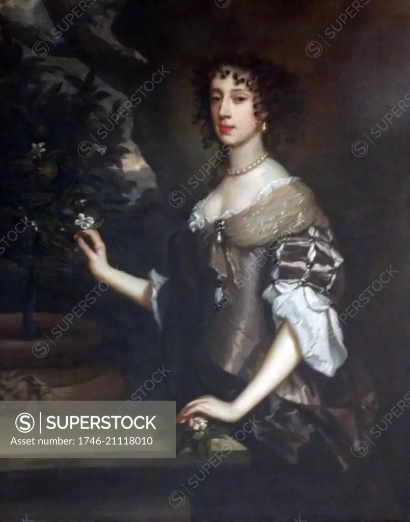 Portrait of Queen Mary of Modena (1658-1718) Queen of England, Scotland and Ireland as the second wife of James II and VII. Dated 17th Century