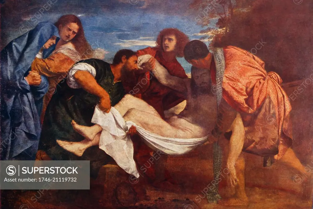 The Entombment of Christ. circa 1525 by Titian