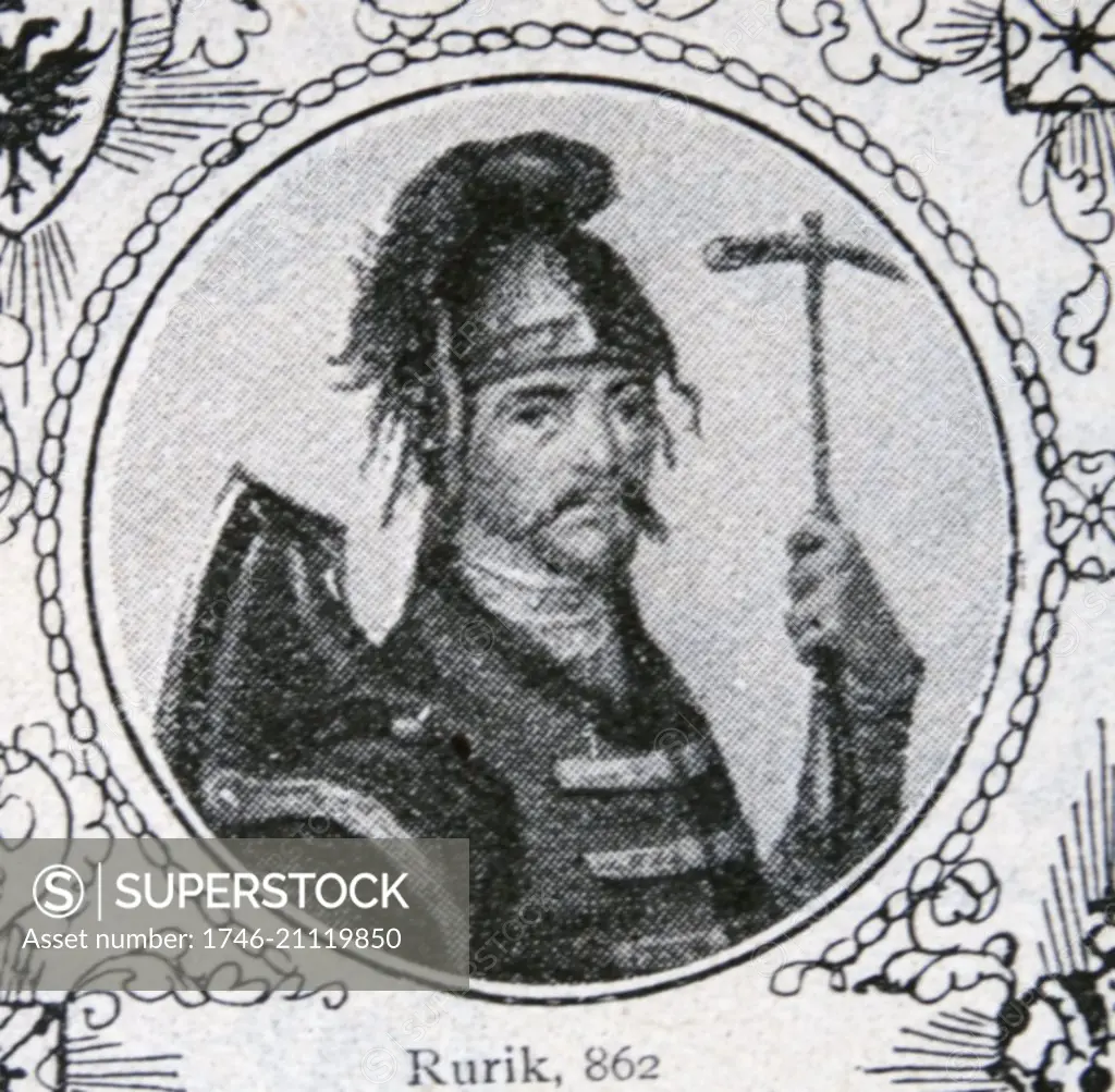 Rurik or Riurik (c. 830 ñ c. 879) Varangian chieftain who gained control of Ladoga in 862, built the Holmgard settlement near Novgorod, and founded the Rurik Dynasty, which ruled Kievan Rus (and later Grand Duchy of Moscow and Tsardom of Russia) until the 17th century