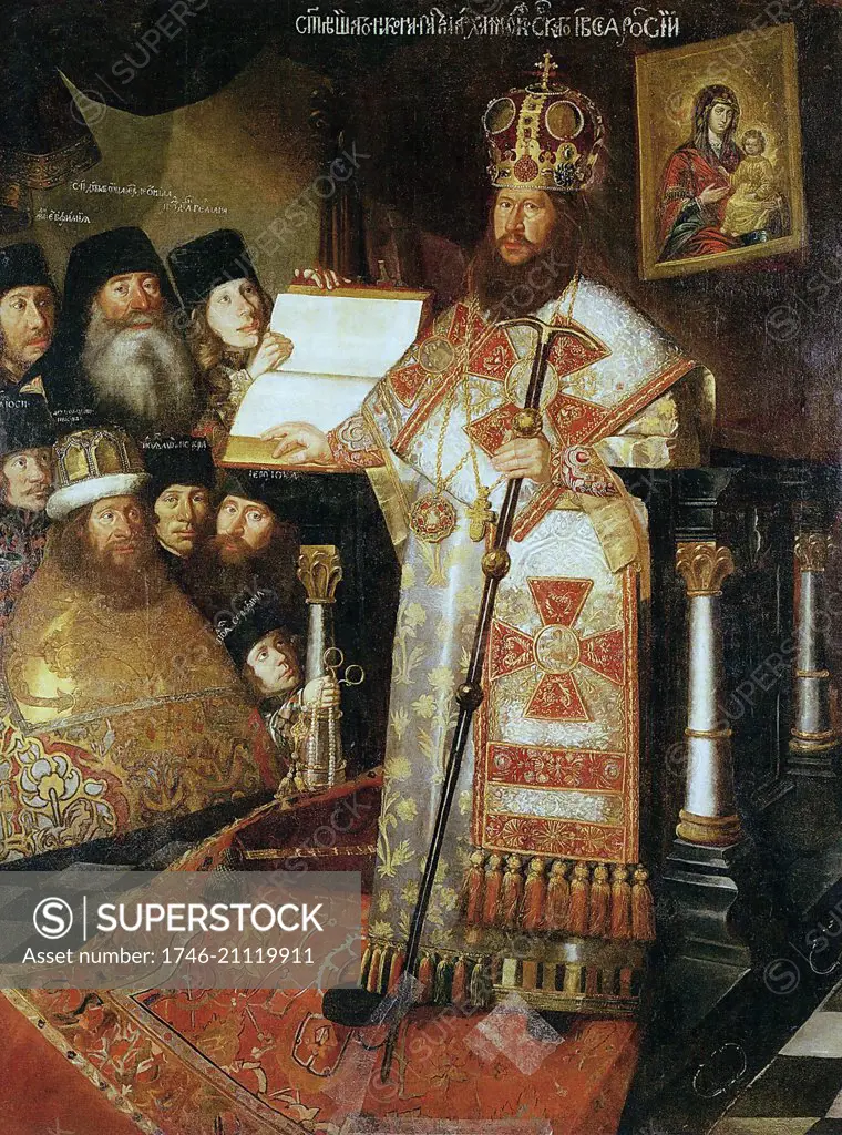 Nikon (1605 ñ 1681) Patriarch of Moscow and of the Russian Orthodox Church, serving officially from 1652 to 1666