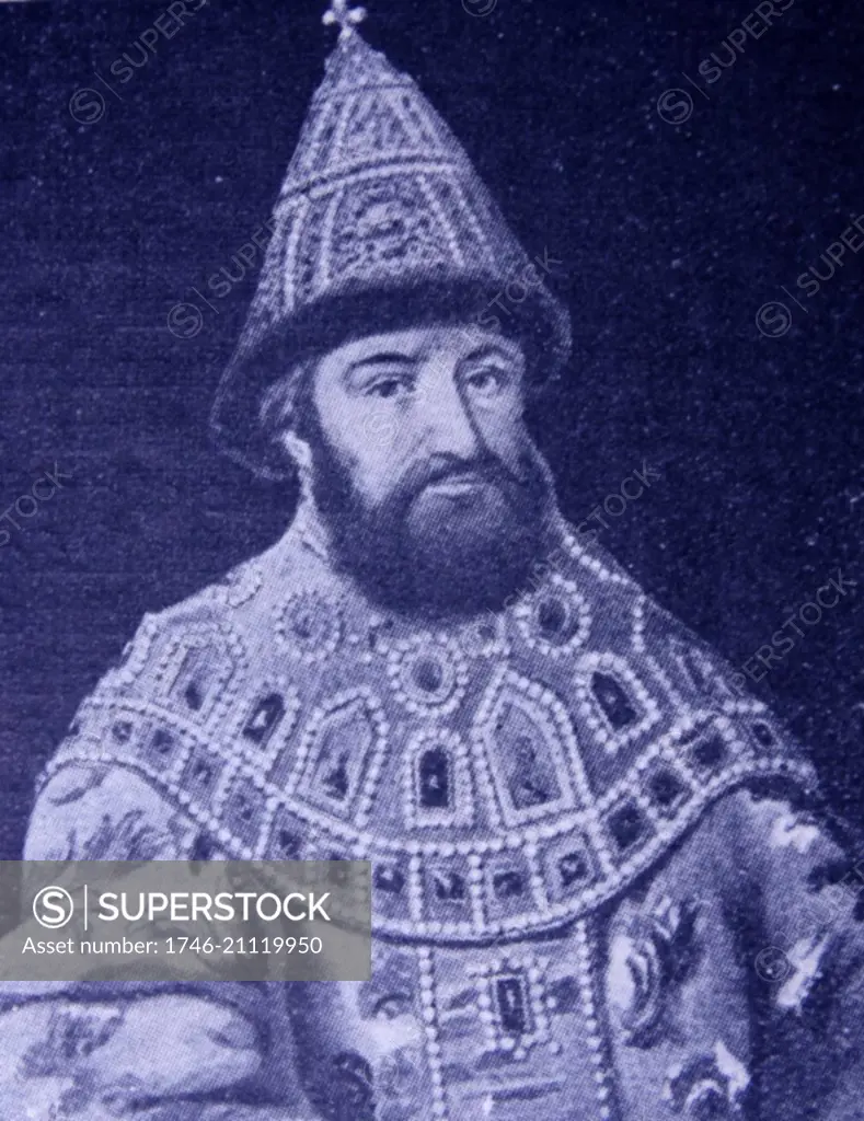 Michael I of Russia (Mikhail Fyodorovich Romanov) 1596 ñ 1645. first Russian Tsar of the house of Romanov after the zemskiy sobor of 1613 elected him to rule the Tsardom of Russia