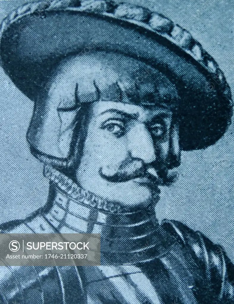 Portrait of Albrecht III Achilles, Elector of Brandenburg (1414-1486) Prince-elector of the Margraviate of Brandenburg. Dated 15th Century