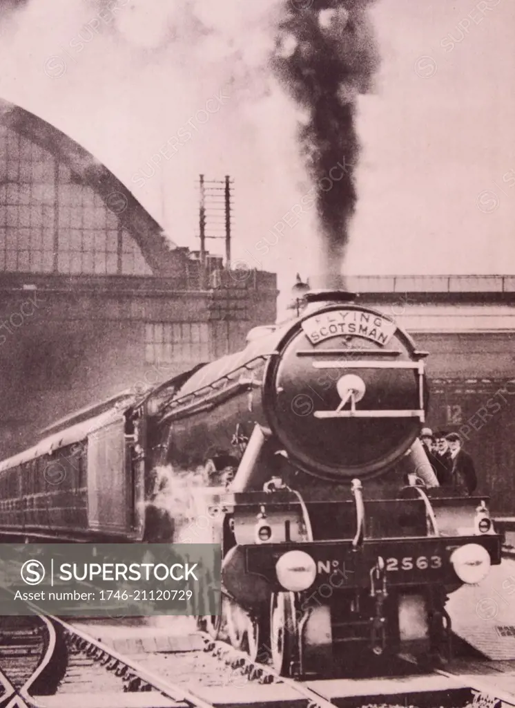 steam locomotive Flying Scotsman built in 1923 for the London and North Eastern Railway