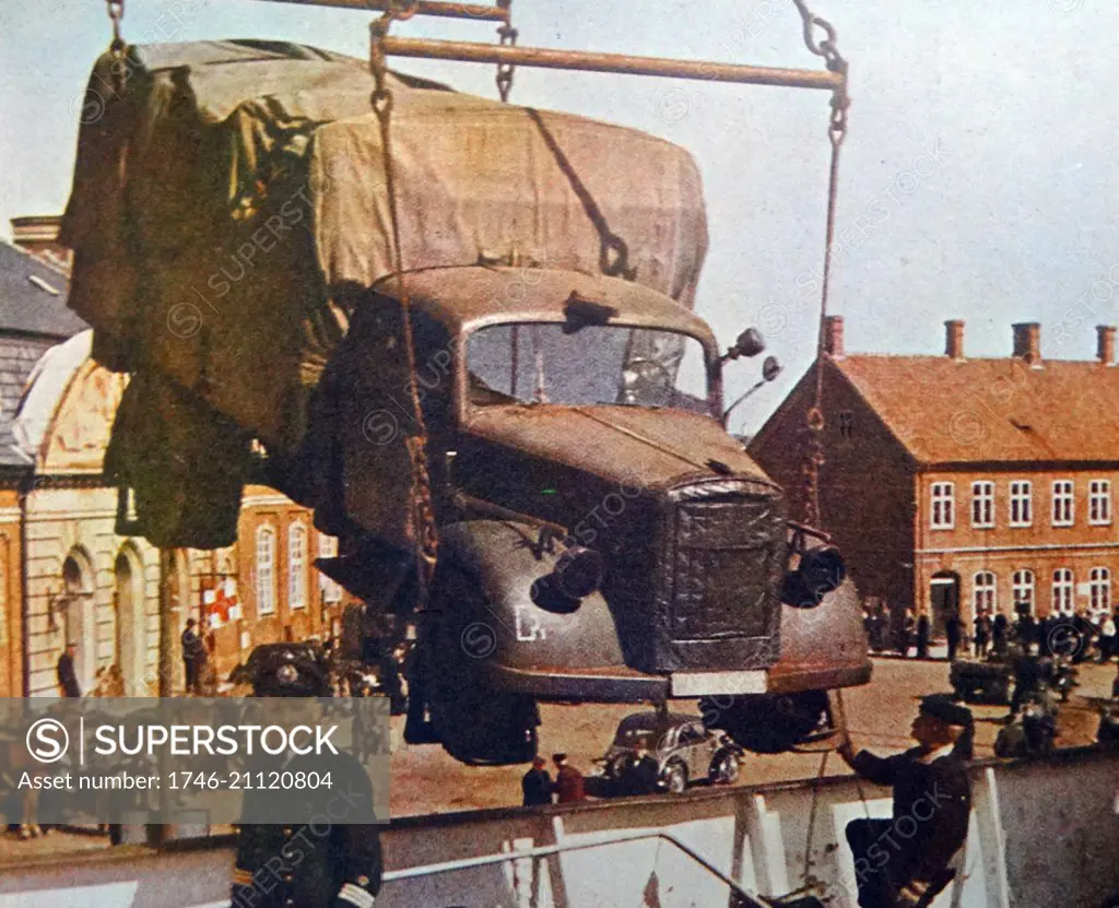 Colour photograph of a Opel Blitz truck during the Second World War. Dated 1941