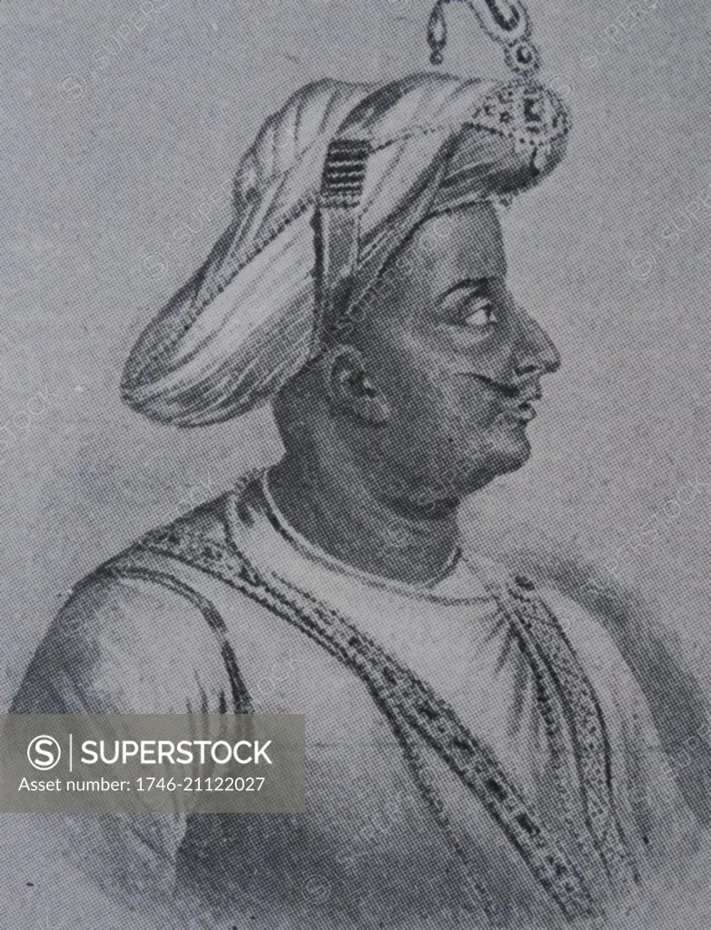 Tipu Sultan (1750 ñ 1799), known as the Tiger of Mysore, and Tipu Sahib. Ruler of the Kingdom of Mysore. Tipu wrote the military manual Fathul Mujahidin, considered a pioneer in the use of rocket artillery.