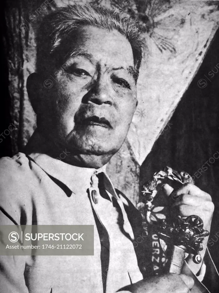 Emilio Aguinaldo y Famy (1869 ñ 1964) Filipino revolutionary, politician, and a military leader who is officially recognized as the First President of the Philippines (1899ñ1901) and led Philippine forces first against Spain in the latter part of the Philippine Revolution (1896ñ1897), and then in the SpanishñAmerican War (1898), and finally against the United States during the PhilippineñAmerican War (1899ñ1901). He was captured by American forces in 1901, which brought an end to his presidency.