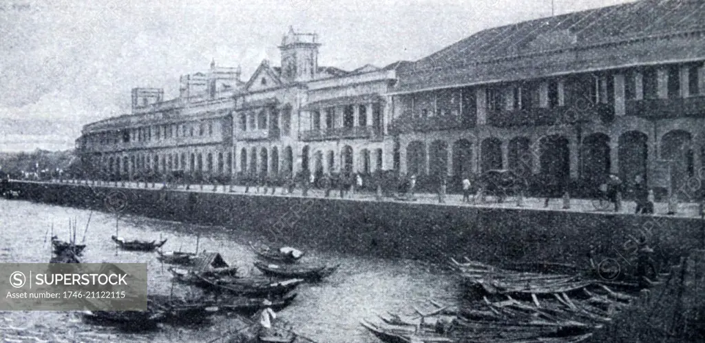 Collyer Quay, Singapore; Built around 1864 and 1865. Named after Captain (later Colonel) George Chancellor Collyer, the army engineer of the Madras Engineers who was appointed Chief Engineer in 1862 for the fortification of the colony