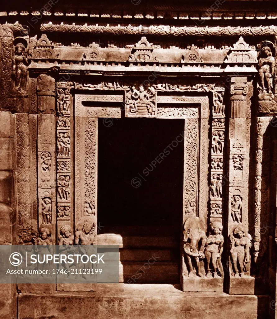 The Vishnu Temple (Dashavatara, meaning 'ten incarnations'), at Deogarh, Uttar Pradesh in Central India. built circa 500 CE. The temple is one of the earliest Hindu stone temples still surviving today. Built in the late Gupta Period