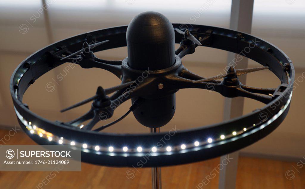 3d Printed Prototype Of An Urban Agri Drone The Drone Identifies