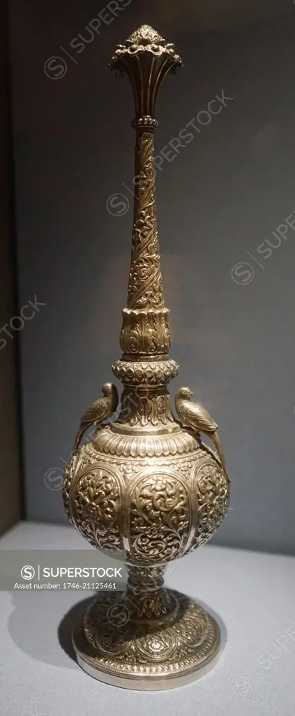 Rose water sprinkler from Western India. Dated 19th Century