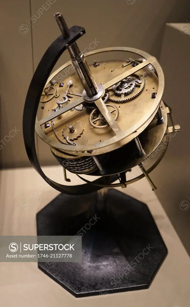 A marine chronometer used for experiments by Abraham Louis Breguet