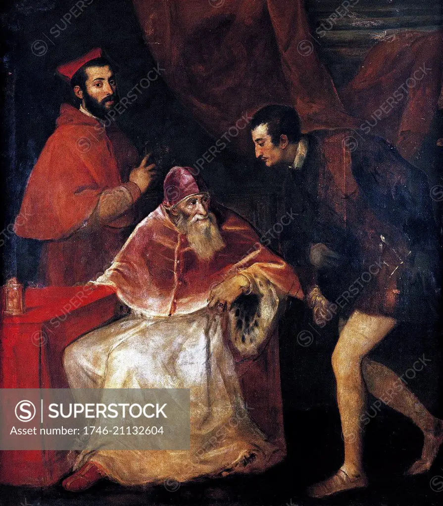 Pope Paul III (1468ñ 1549), born Alessandro Farnese came to the papal throne in an era following the sack of Rome in 1527 and rife with uncertainties in the Catholic Church following the Protestant Reformation.