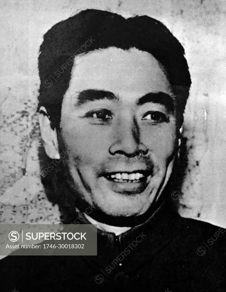 Chou En-lai. Zhou Enlai (5 March 1898 - 8 January 1976), was the first Premier of the People's Republic of China. From October 1949 until his death in January 1976, Zhou was China's head of government. Zhou served under Chairman Mao Zedong and helped the Communist Party rise to power, later helping consolidate its control, form its foreign policy, and develop the Chinese economy.