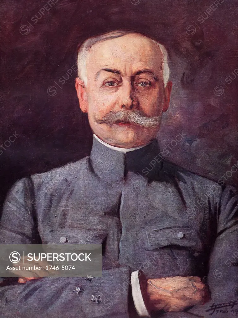 General Francois Paul Anthoine (1860-1944).  During the First World War he commanded the First French Army in 1917.  In November 1917 he was appointed Commander-in-Chief.  Anthoine in 1919.