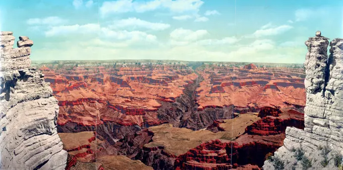 Grand Canyon of Arizona 1900, By William Henry Jackson 1843-1942, photographer.