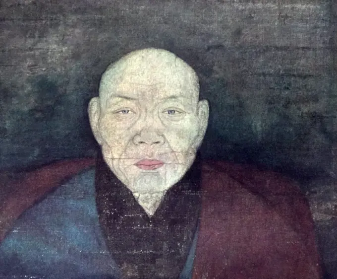Portrait of a monk; Chinese Song Dynasty. 10th Century, chinese
