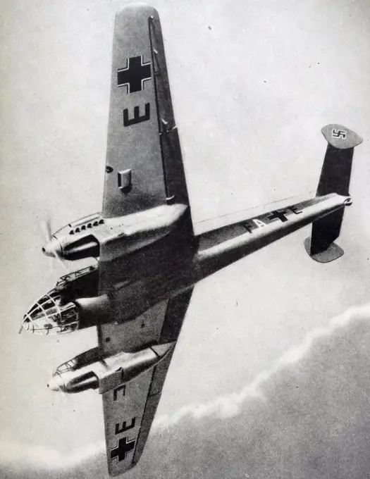 Photograph of a Crack Fighter-Bomber of the Luftwaffe. Dated 1940