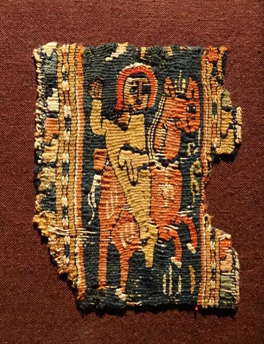 Fragments from the Coptic Tapestry from Egypt. Dated 11th Century
