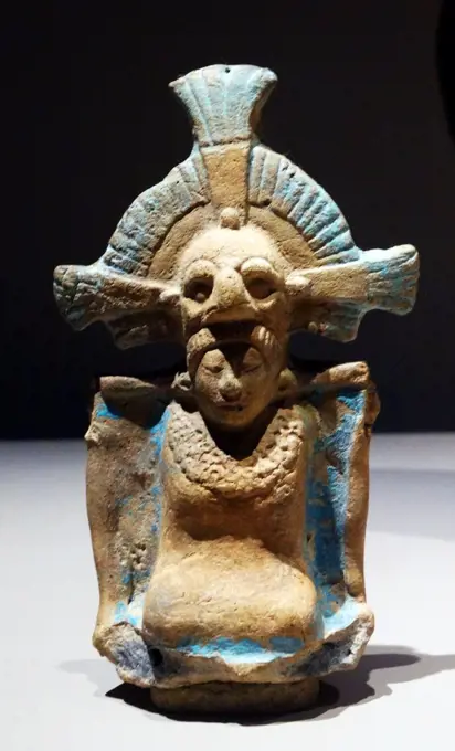 Mayan ceramic figurine of a dancer, 600-900 AD Central American