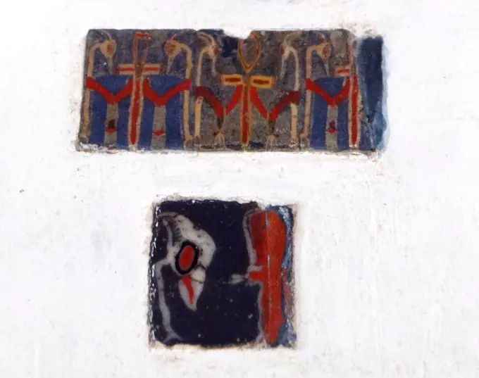 Ancient Egyptian, glass inlay showing Ankh symbol. Ptolemaic ( 304-30 BC )