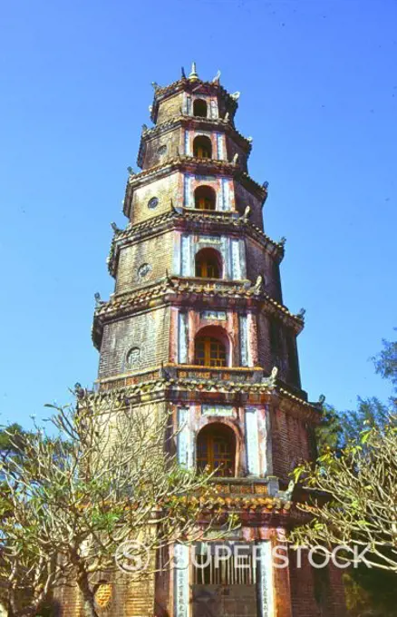 Thien Mu Pagoda, Hue, Vietnam, 1998.