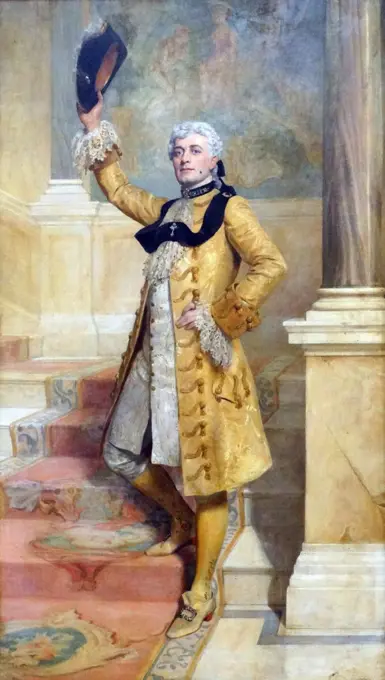 Lewis Waller as Monsieur Beauclaire. 1903 Painted by John Collier 1850-1934