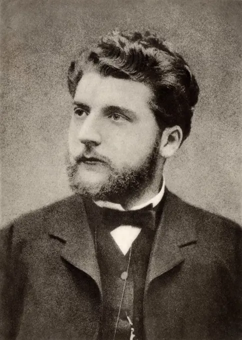 Georges (Alexandre Cesar Leopold) Bizet (1838-1875) French composer. After a photograph.