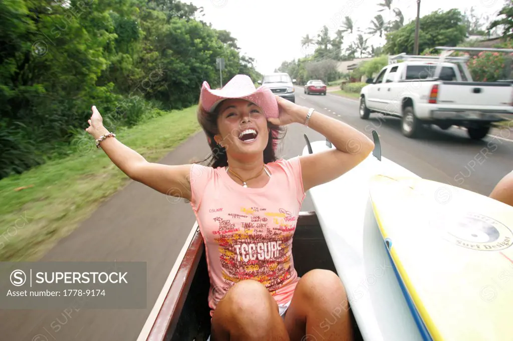 Surfer lifestyle in Oahu, Hawaii