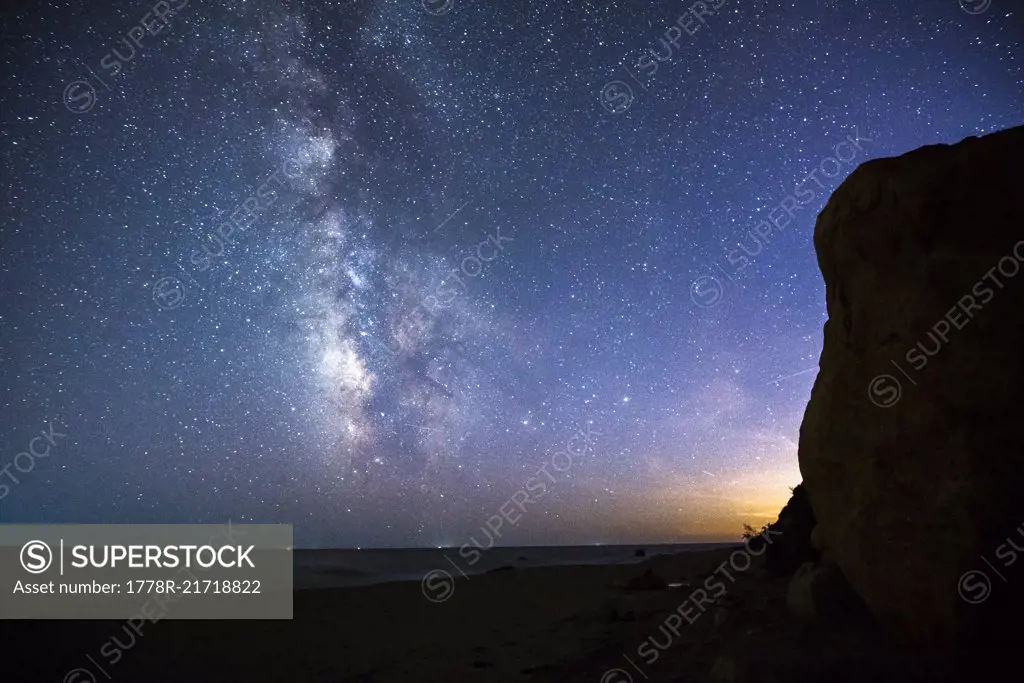 A View Of The Stars And The Milky Way From The Bottom Of Mohegan 