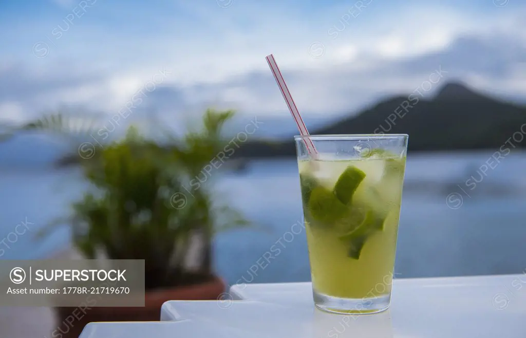 Caipirinha cocktail in Brazil