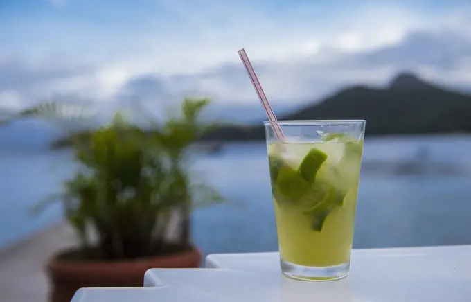 Caipirinha cocktail in Brazil