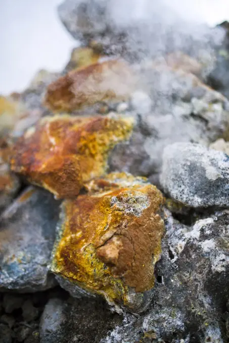 Geothermal vents in Hverir, Iceland