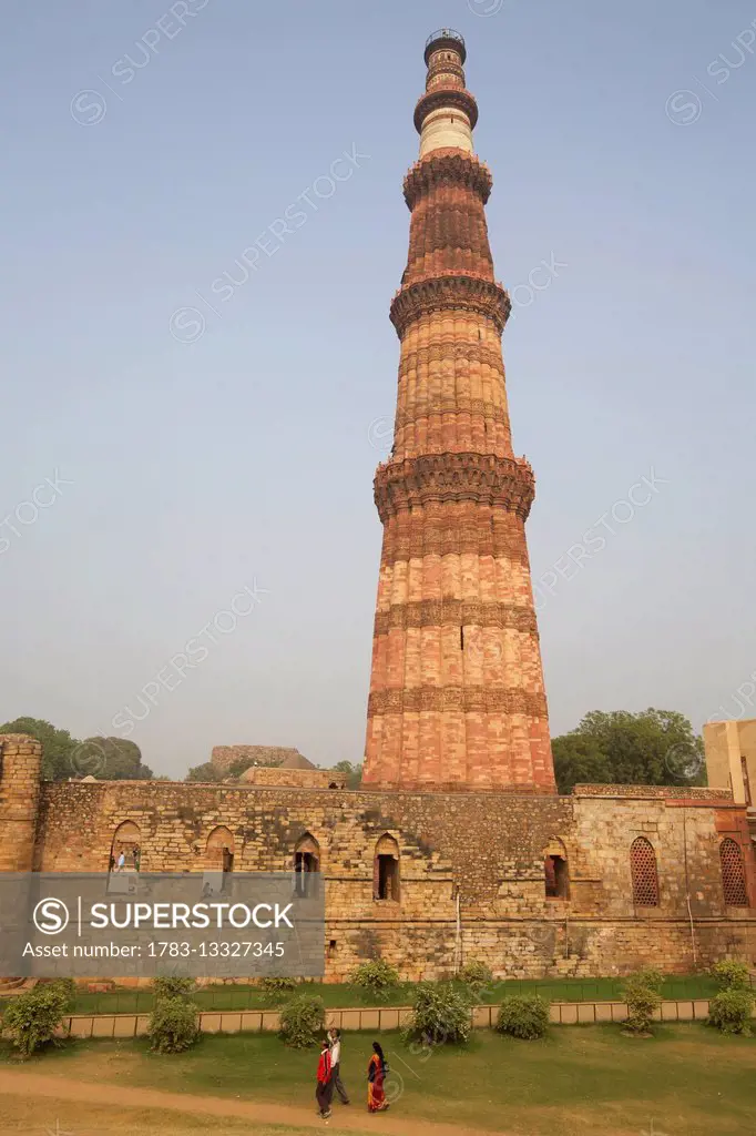 Qatar Minar tower at Qutab Minar complex, Greater Delhi