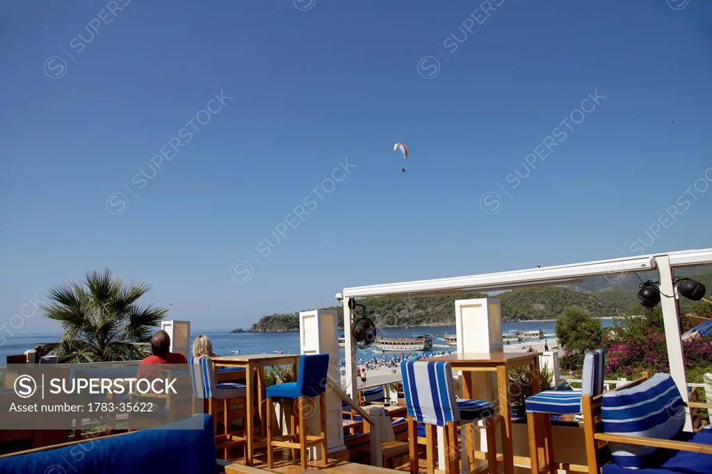 Buzz Beach Bar In Oludeniz At The Turquoise Coast, Southern Turkey