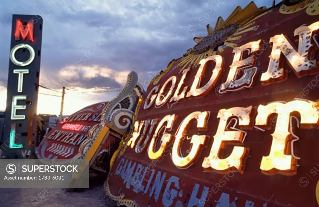 NEON SIGN GRAVEYARD  LAS VEGAS,USA 