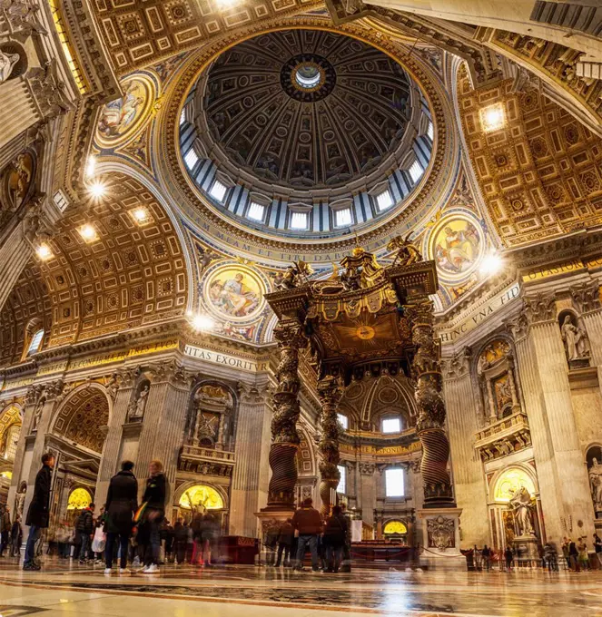 Papal Altar, St. Peter's Basilica; Rome, Italy