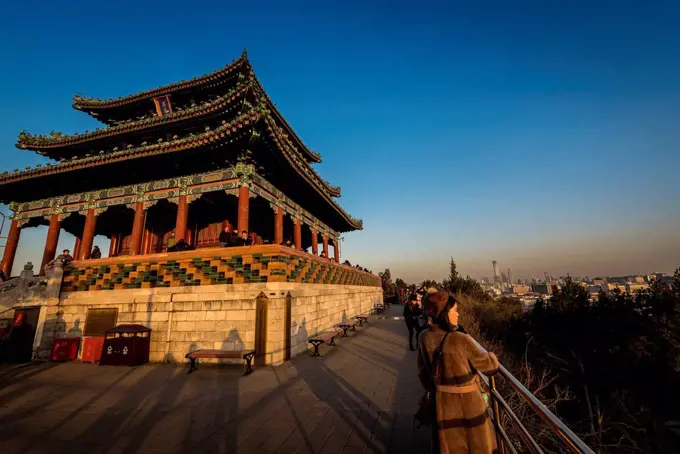 Views of the Forbbiden City and beyond from Jingshan Park; Beijing, China