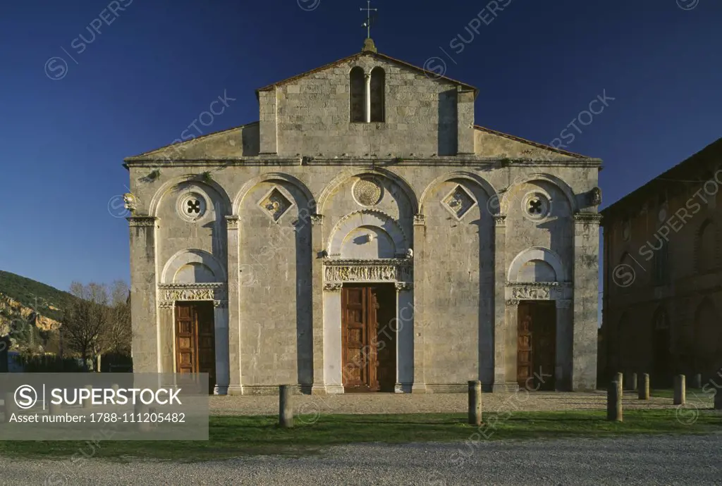 Parish church of Saints Ippolito and Cassiano, San Casciano, Cascina, Tuscany, Italy, 10th-12th century.