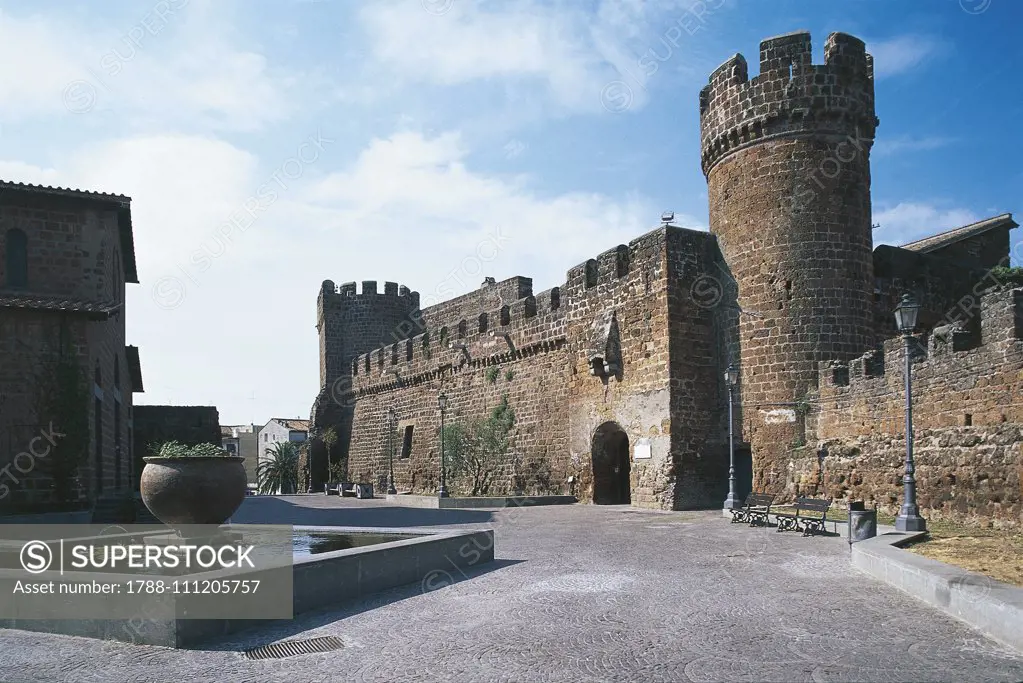 Ruspoli castle, Cerveteri, Lazio, Italy, 13th century.